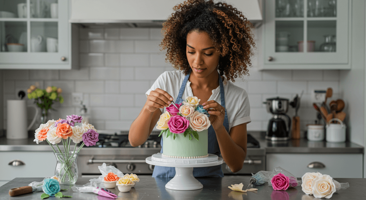 Curso de Flores de Açúcar