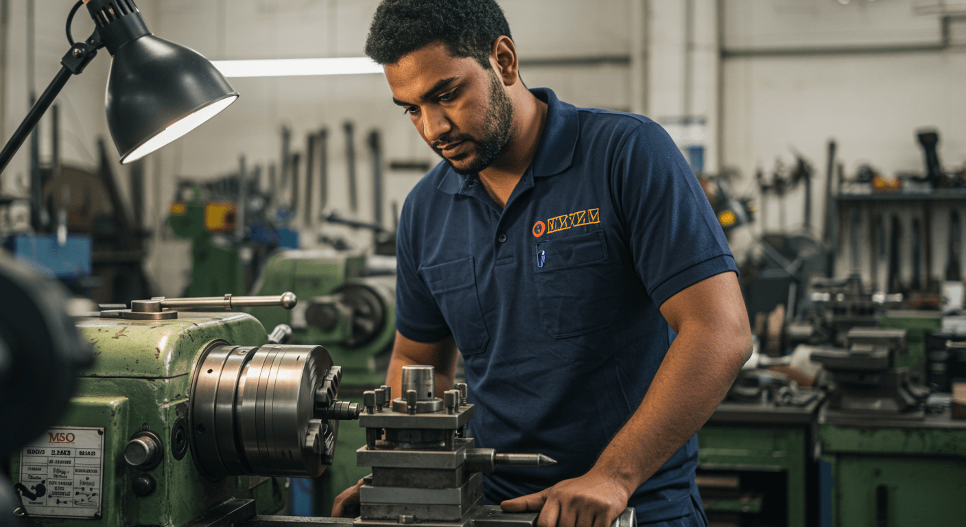 Curso de Torno gratuito e com certificado
