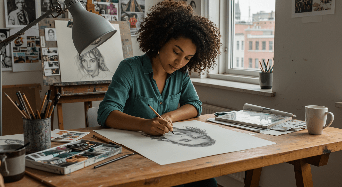 Curso de Desenho Realista para Iniciantes gratuito e com certificado