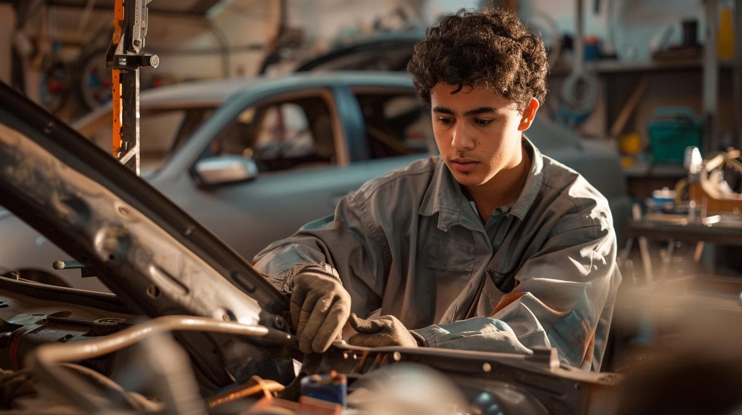 Curso de Reparo e Pintura de Lataria Automotiva