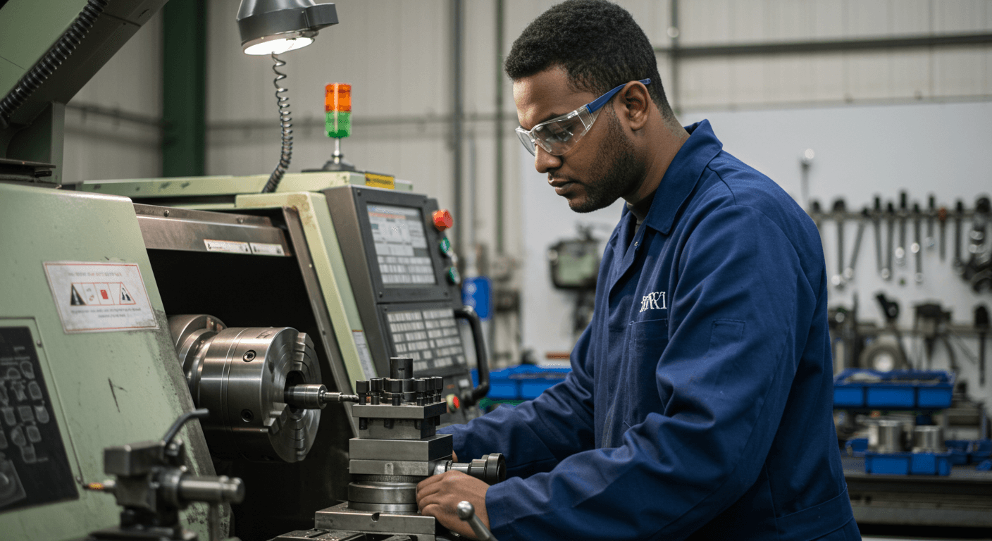 Curso de Torneiro CNC gratuito e com certificado