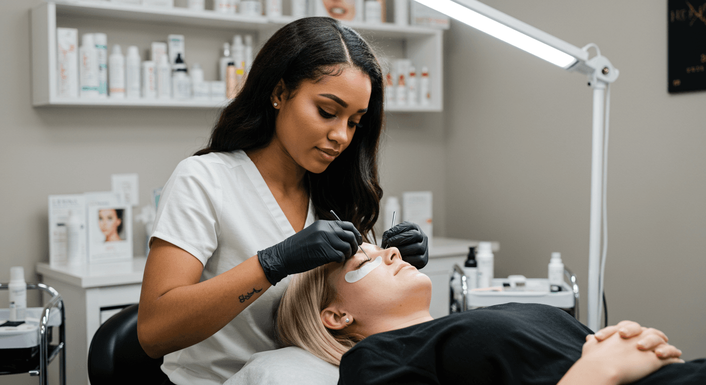 Curso de Cílios e Designer de Sobrancelhas
