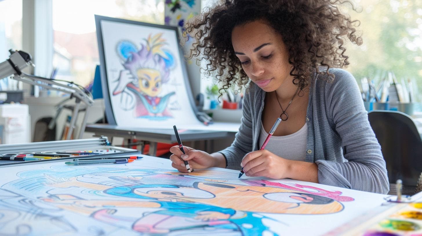 Cartoon Drawing Course free and certificate