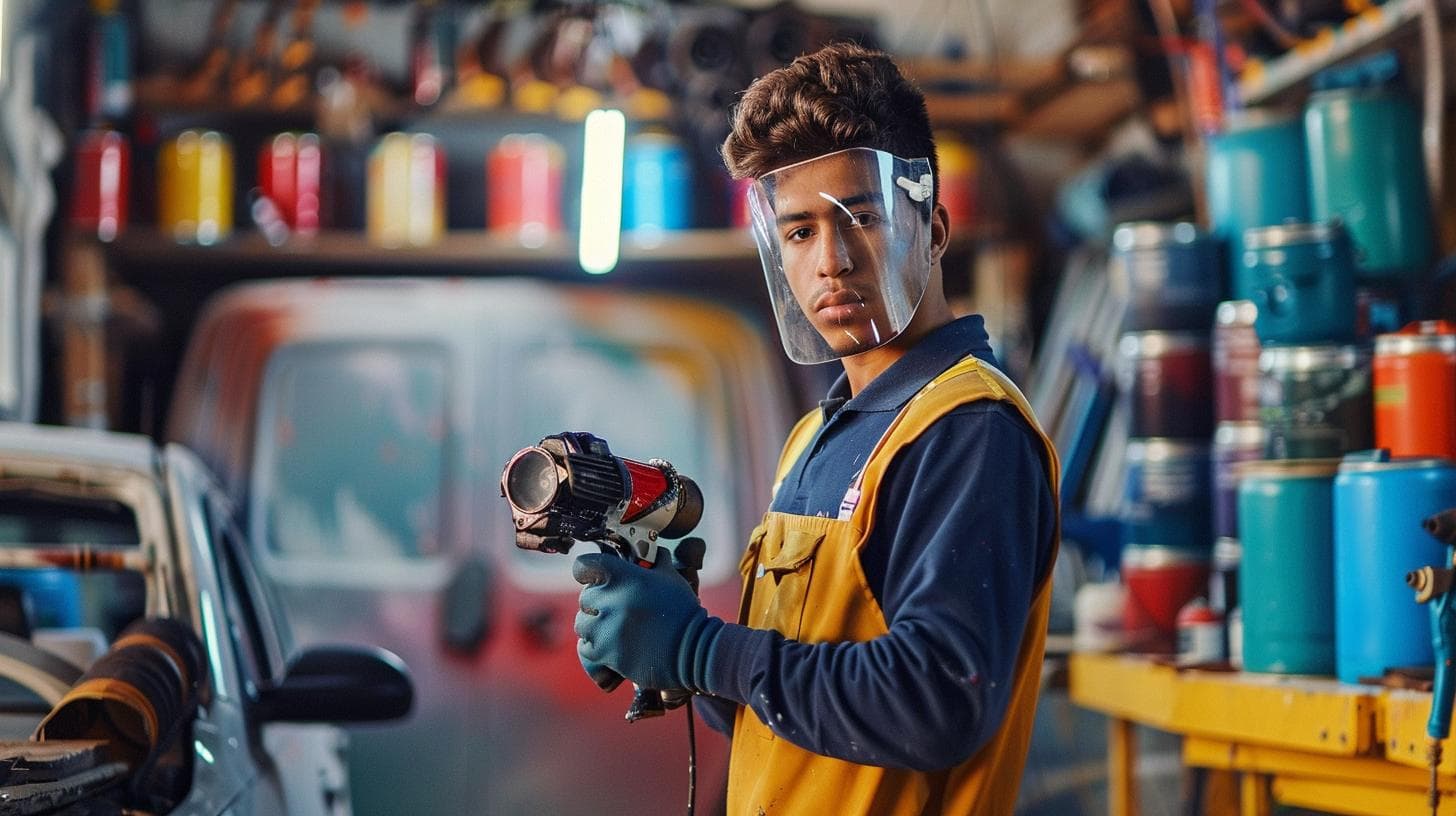 Paint Spray Course free and certificate