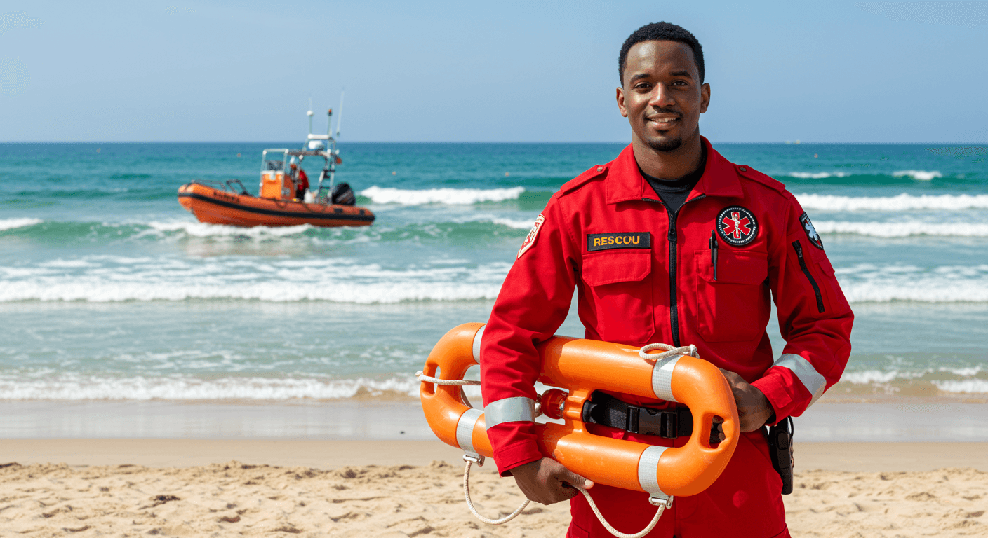 Paramedic in Water Rescue Course