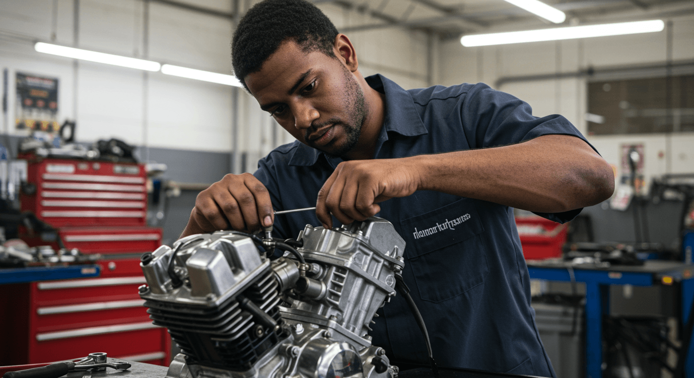Technician in Motorcycle Engine Tuning Course