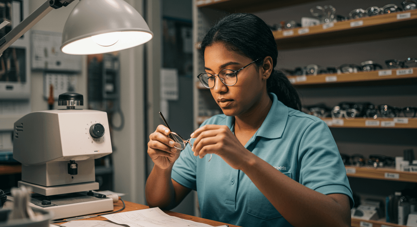 Curso para Fazer Lentes de Óculos
