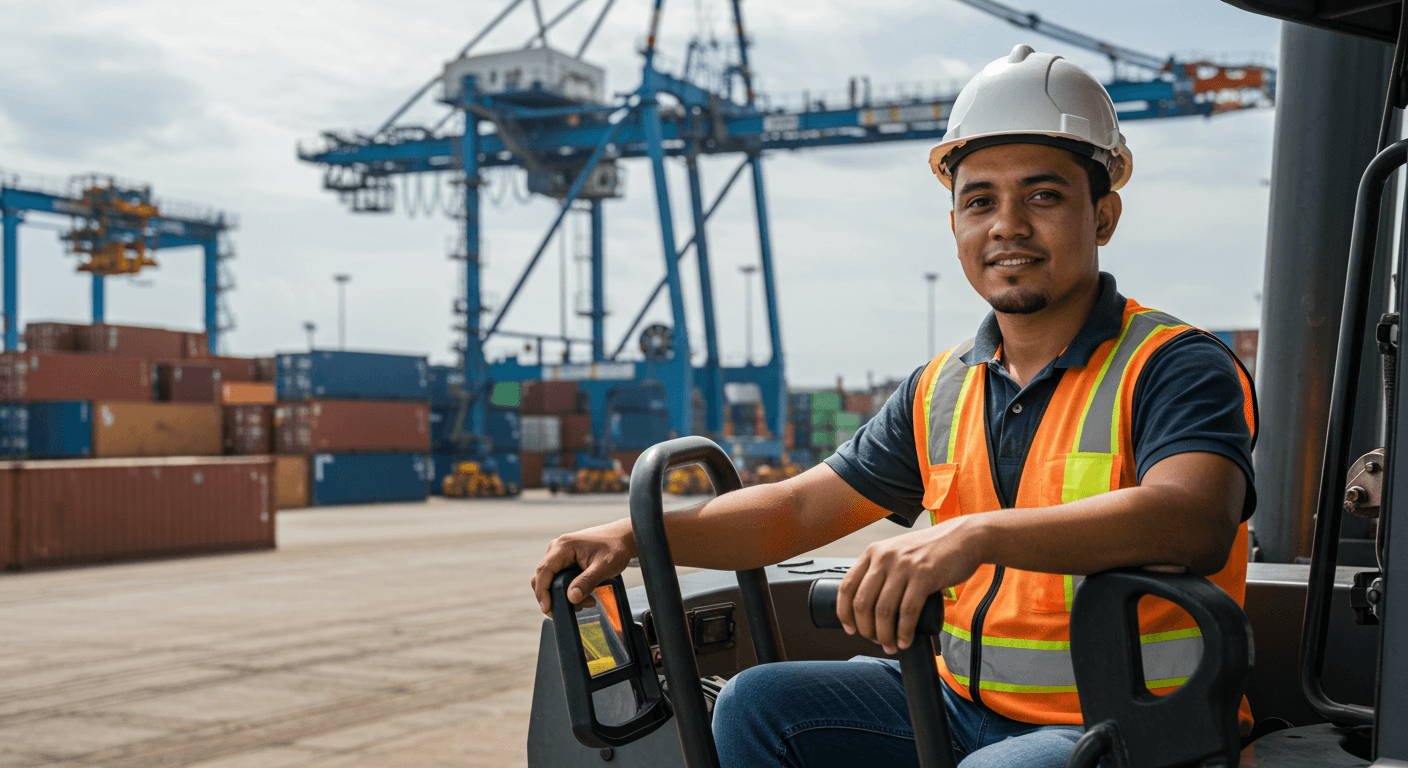 Curso de Grua Portuária