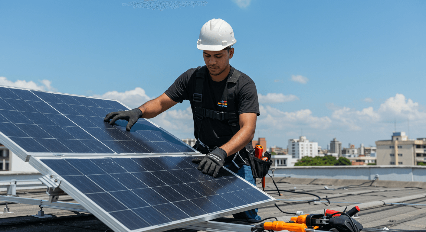 Curso de Montagem e Manutenção de Placas Solares