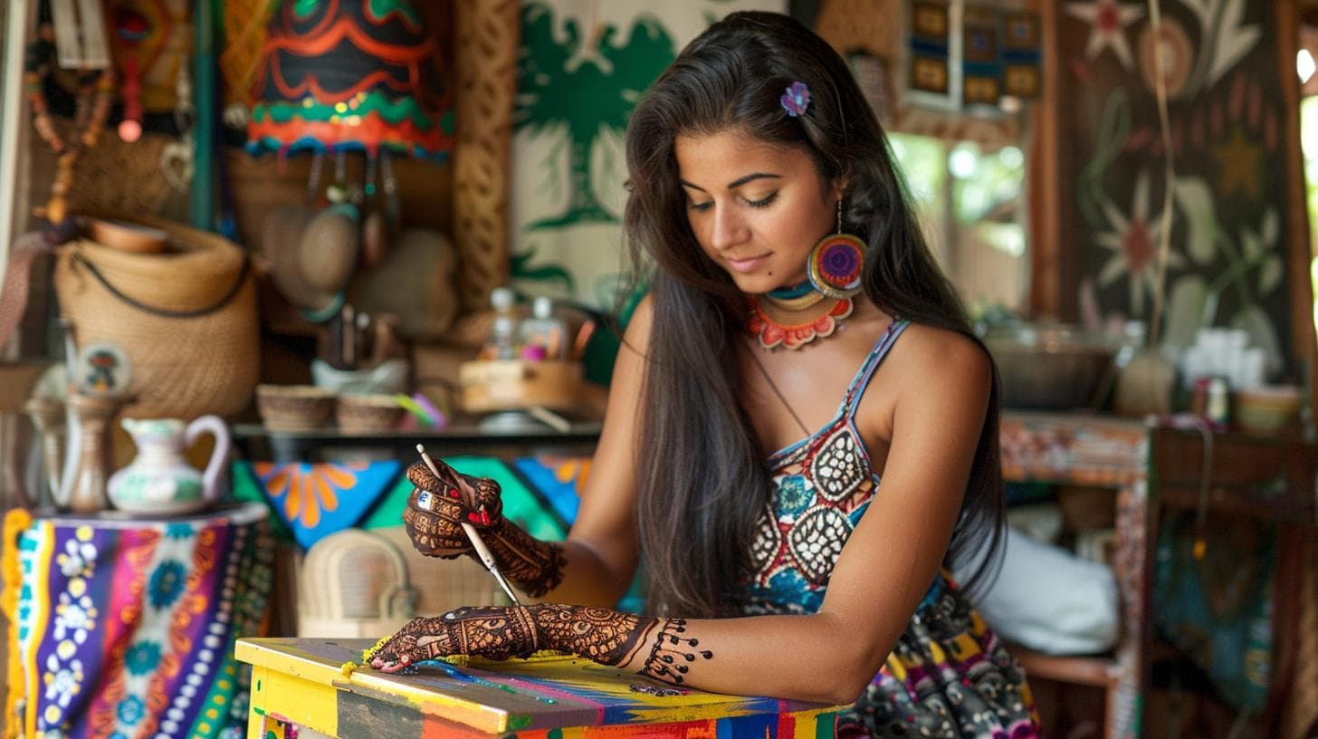 Curso de Arte e Técnica da Tatuagem de Henna