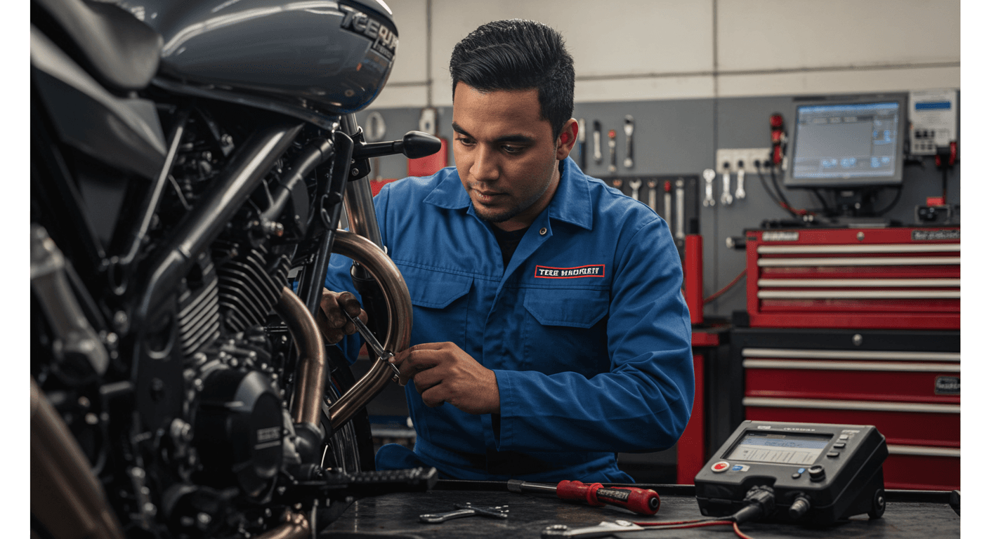 Technician in Electronic Diagnosis of Motorcycles Course