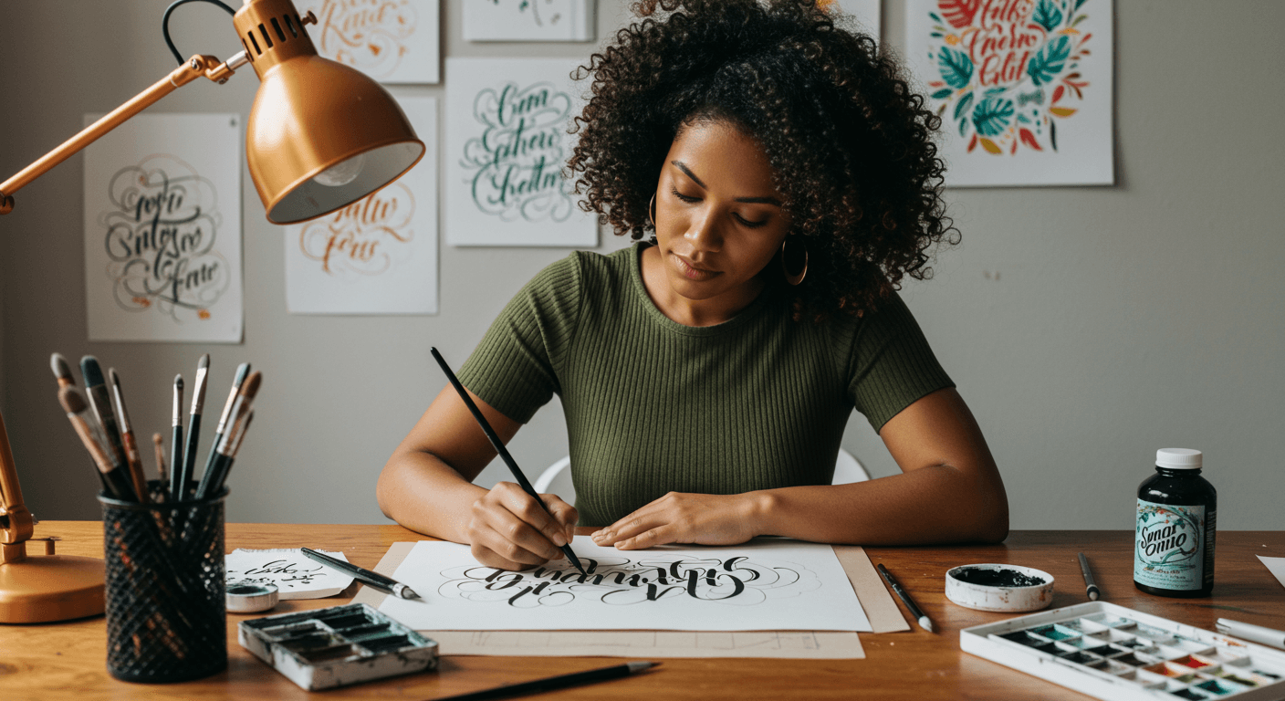 Curso de Lettering para Iniciantes grátis e com certificado