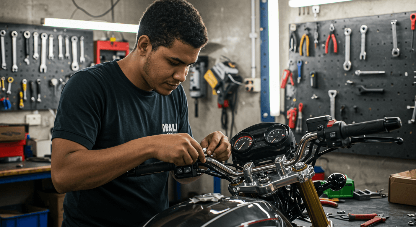 Curso de Conserto de Painel Moto