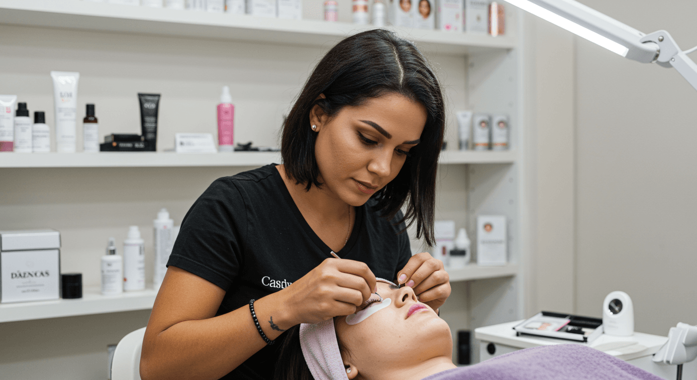 Curso de Alongamento de Cílios