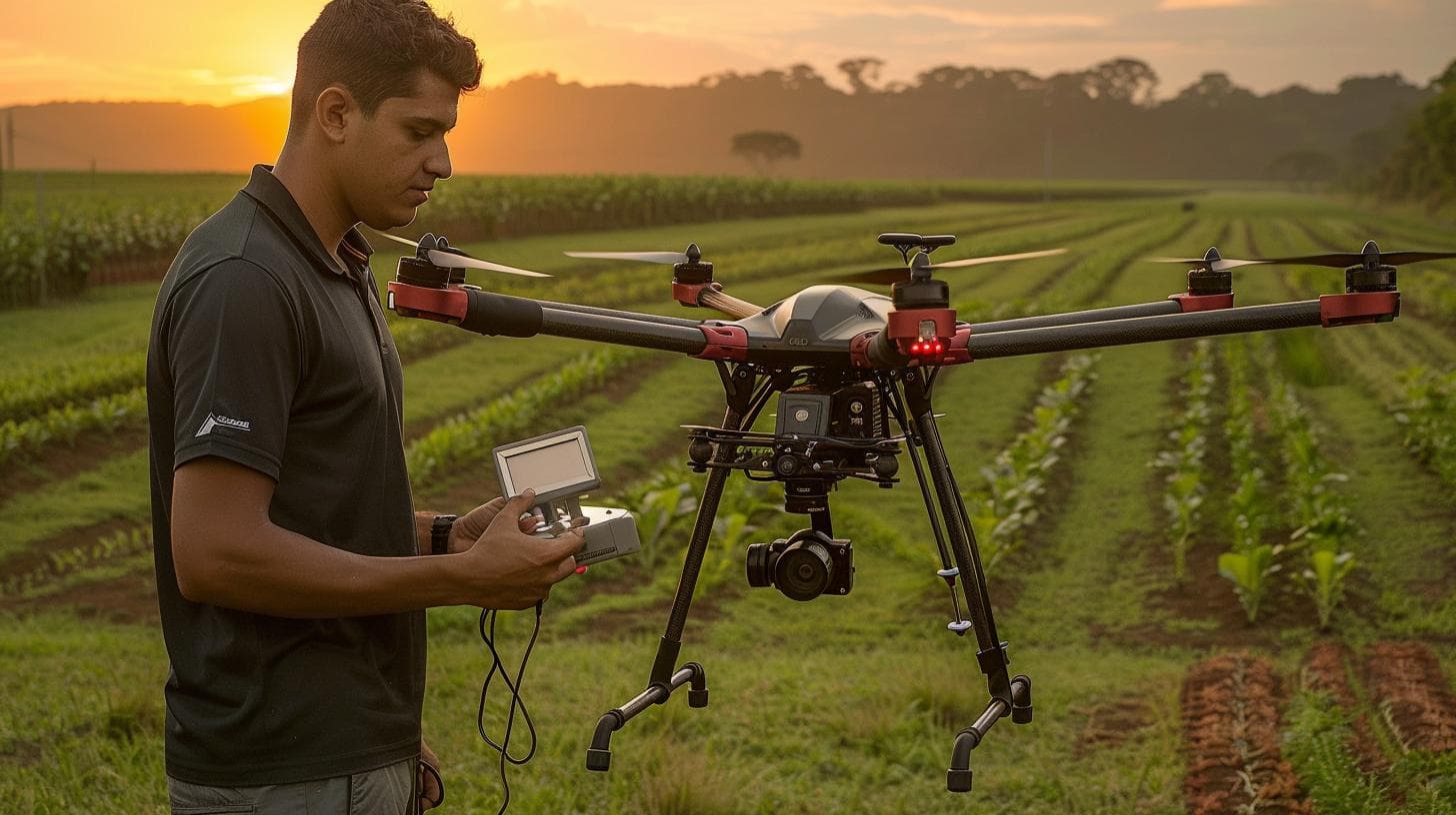 Curso de Operação Eficiente de Drones em Agricultura