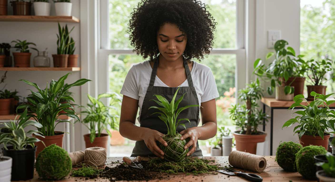 Curso de Kokedama gratuito e com certificado