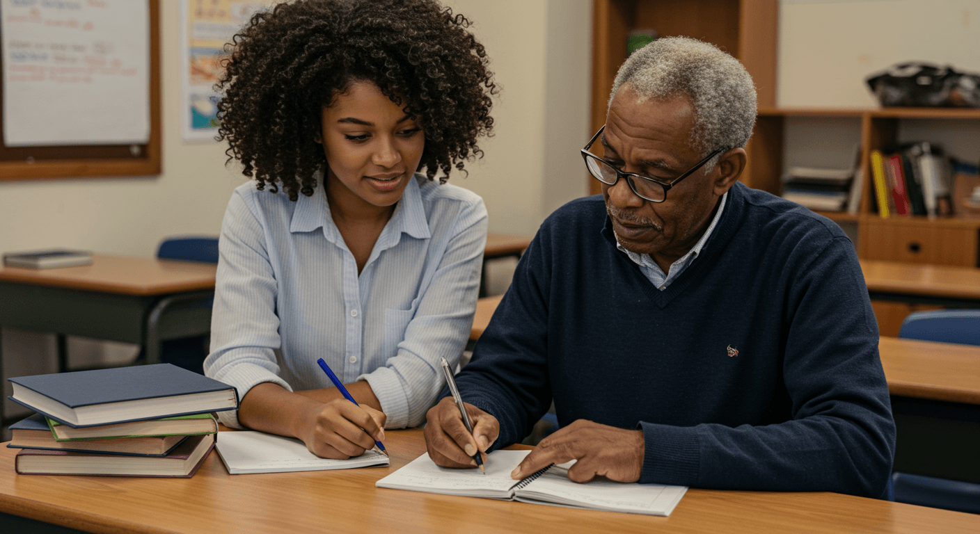 Curso de Alfabetização de Jovens e Adultos