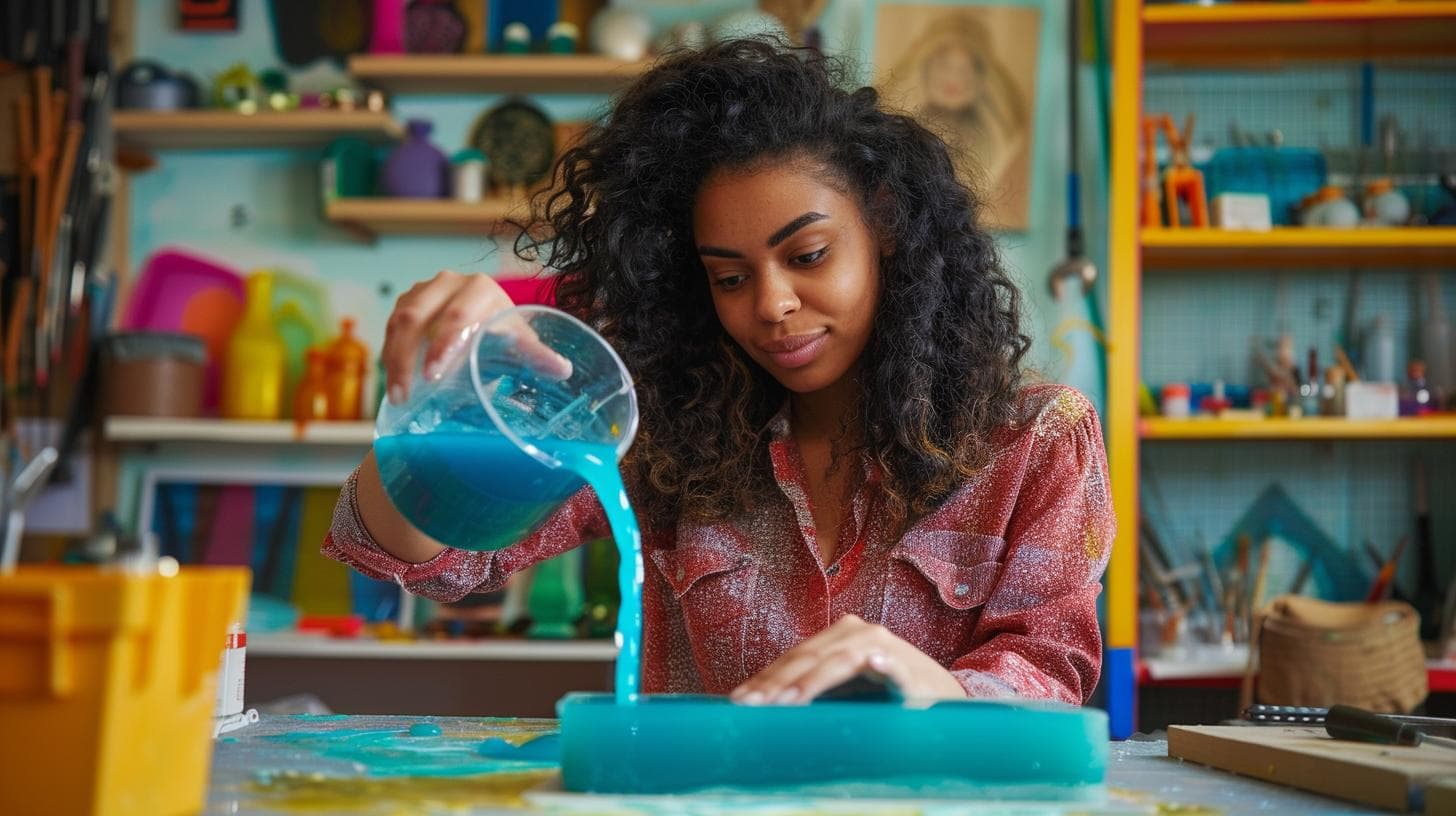 Resin Art Course free and certificate