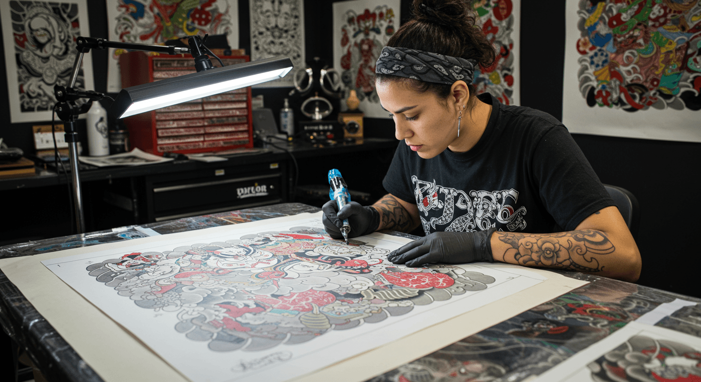 Curso de Tatuador de Estilo Japonés