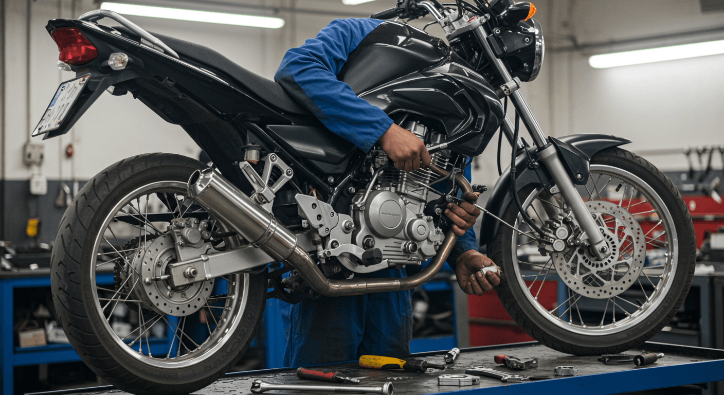Mechanic in Motorcycle Brake Systems Course