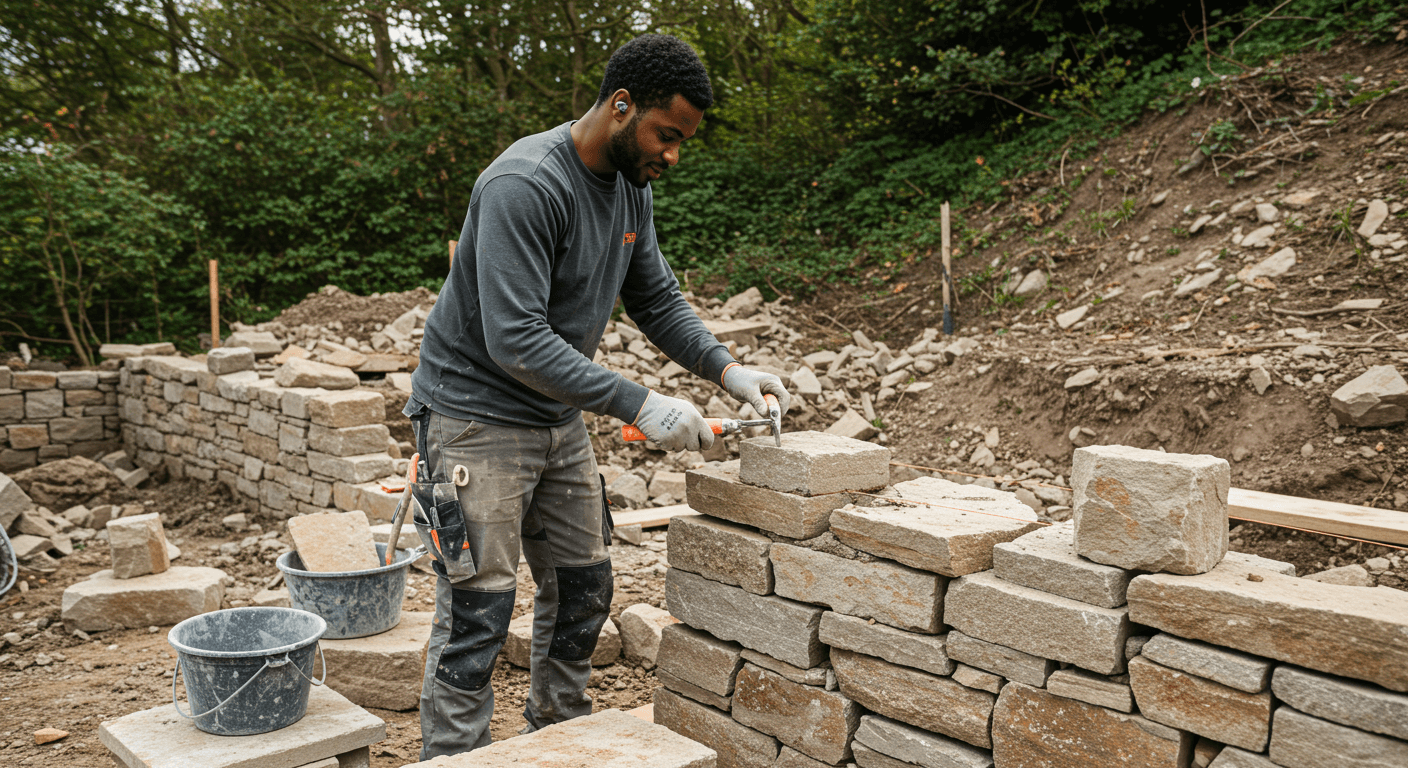 Lacing Course in Stone Masonry
