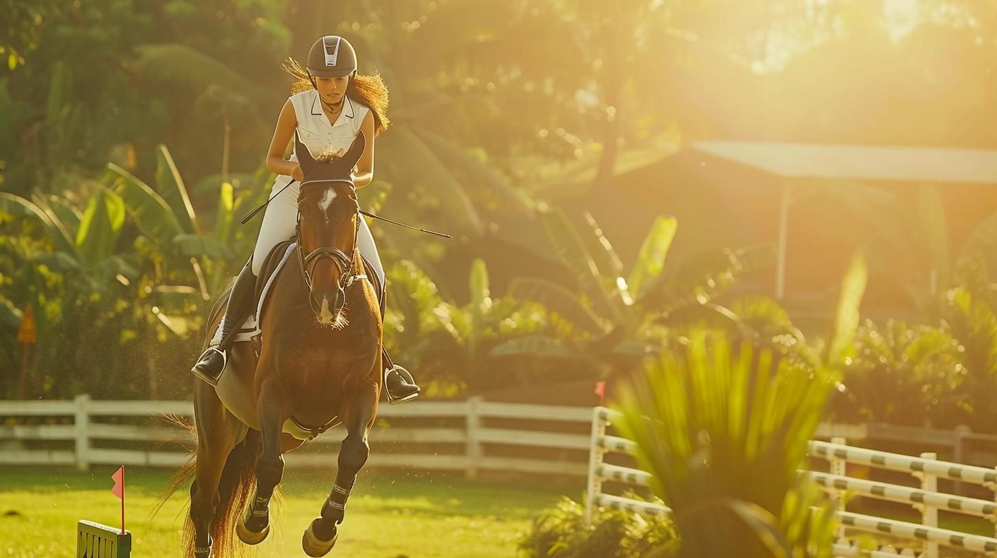 Horse Jumping Course