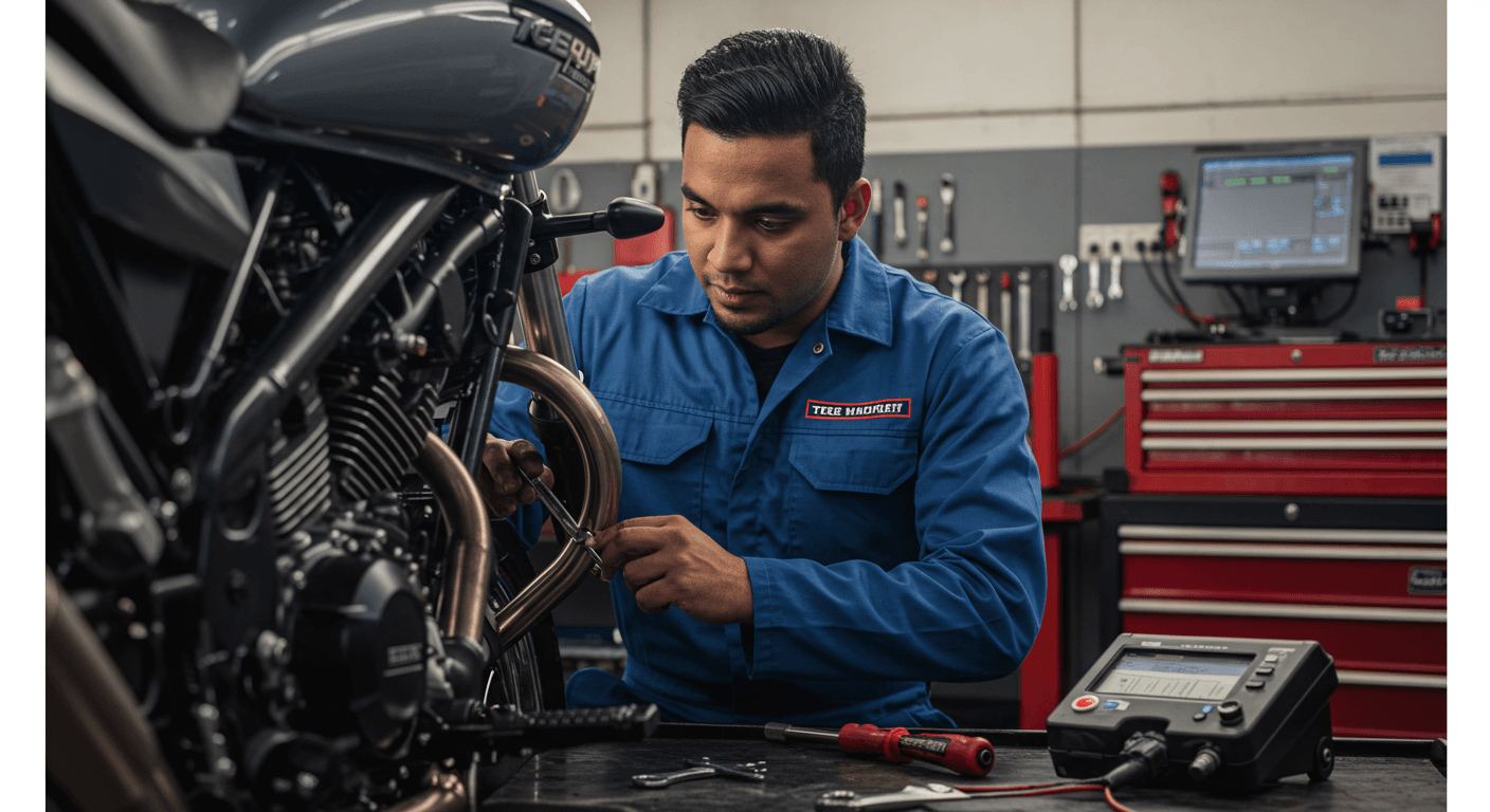 Technician in Electronic Diagnosis of Motorcycles Course